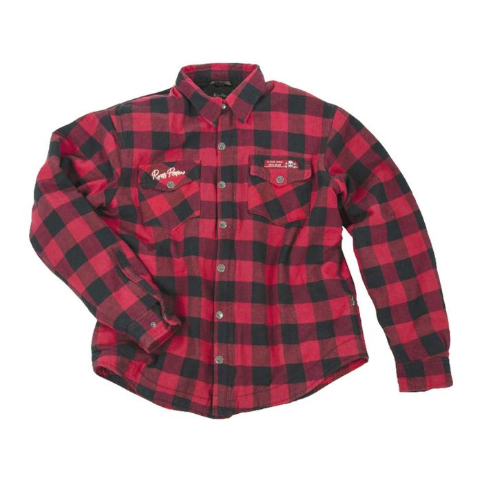 Camicia Tecnica Con Kevlar Rusty Pistons Bixby Rosso Fant