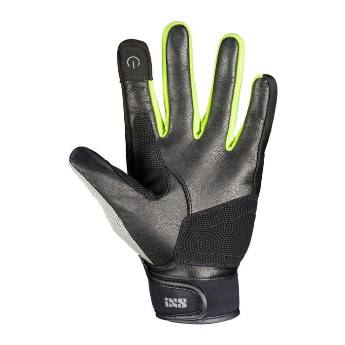 Guanto Classic Ixs Evo-air Nero Grigio Giallo Fluo