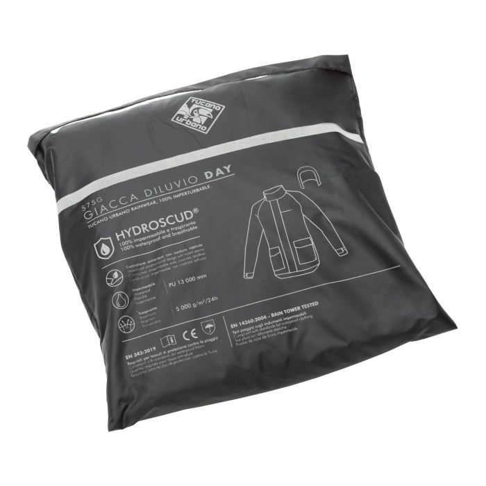 Giacca Antipioggia Diluvio Day Nero
