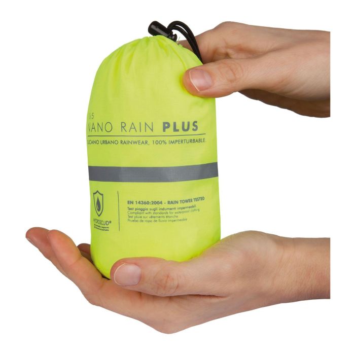 Tucanourbano Nano Rain Jacket Plus Supercompatta Giallo Fluo