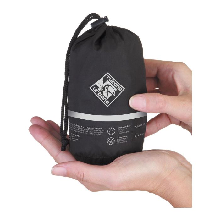 Tucanourbano Nano Rain Jacket Plus Supercompatta Nero