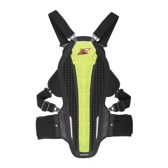 Protezione Dorsale E Pettorale Zandona Hybrid Armour X6 Giallo Fluo