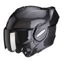 Casco Modulare Flip Back Scorpion Exo-tech Evo Carbon Solid Black