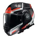 Casco Modulare Ls2 Ff901 Advant X Spectrum Black White Red