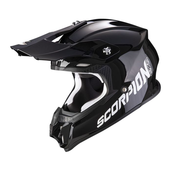 Casco Off Road Scorpion Vx-16 Evo Air Solid Black