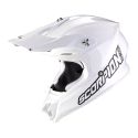 Casco Off Road Scorpion Vx-16 Evo Air Solid White-white
