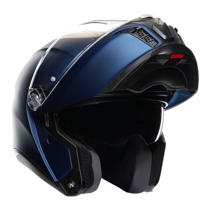 Casco Modulare Agv Tourmodular Galassia Blue Matt