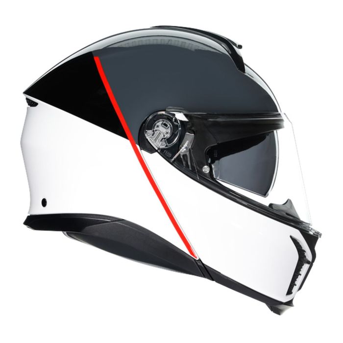 Casco Modulare Agv Tourmodular Balance White/grey/r