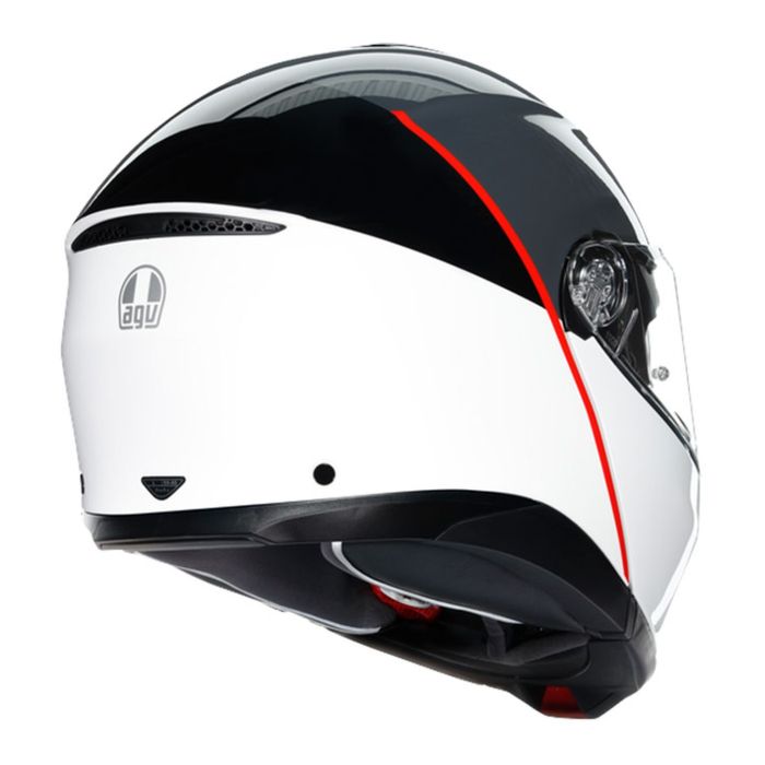 Casco Modulare Agv Tourmodular Balance White/grey/r