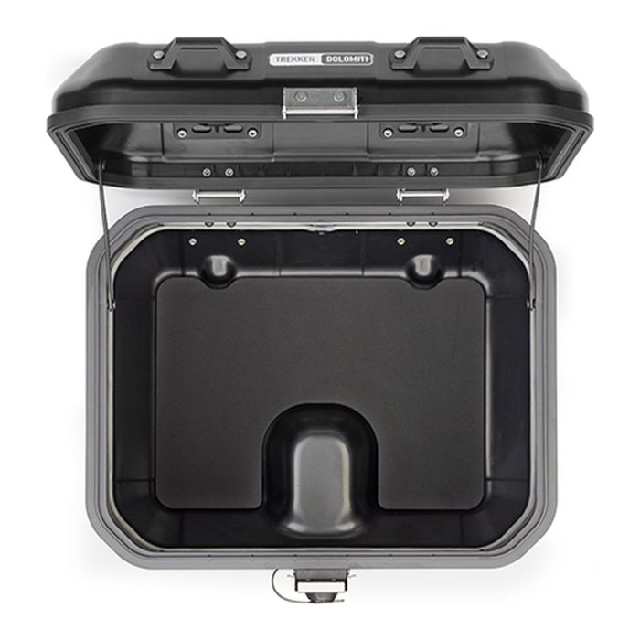Valigia Monokey Trekker Dolomiti In Alluminio 46 Lt. Nera