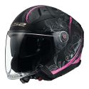 Casco Jet Ls2 Of603 Infinity Ii Lotus 06 Matt Pink