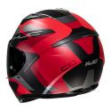 Casco Integrale Hjc C10 Tins Rosso Nero Opaco