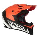 Casco Cross Origine Hero Mx Orange - Black Matt