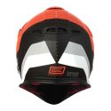 Casco Cross Origine Hero Mx Orange - Black Matt