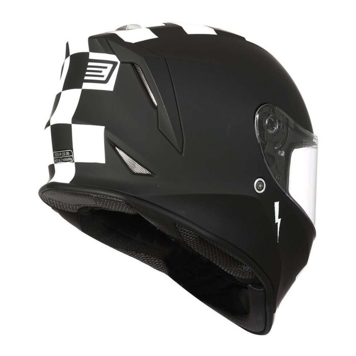 Casco Integrale Origine Dinamo Contest White - Black Matt