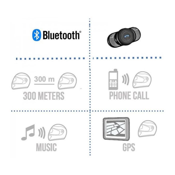 Casco Jet Con Bluetooth Origine Palio 2.0 E06 Solid Black Matt