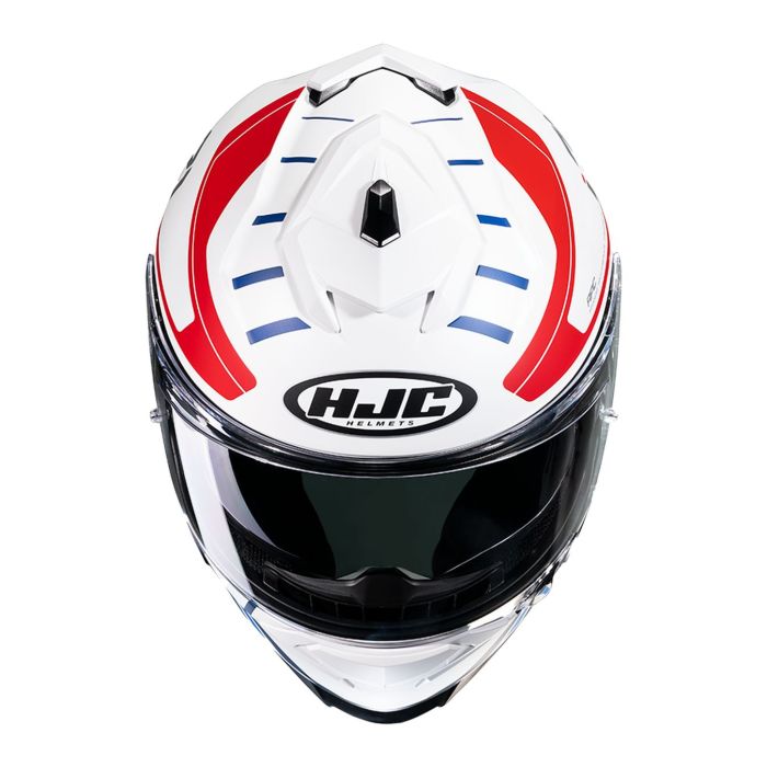 Casco Integrale Hjc I71 Simo Bianco Blu Rosso Opa