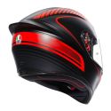 Casco Integrale Agv K1 S E06 Warmup Matt Black/re