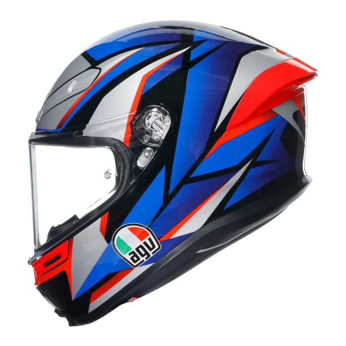 Casco Integrale Agv K6 S E06 Slashcut Black/blue/