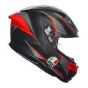 Casco Integrale Agv K6 S E06 Slashcut Black/grey/