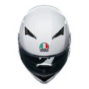 Casco Integrale Agv K3 E06 Mono Seta White