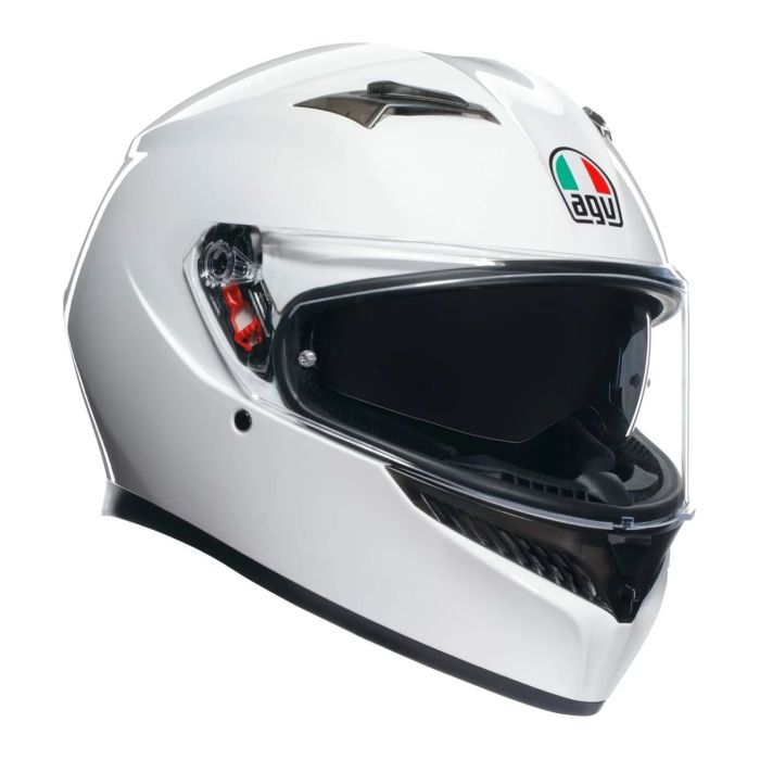 Casco Integrale Agv K3 E06 Mono Seta White