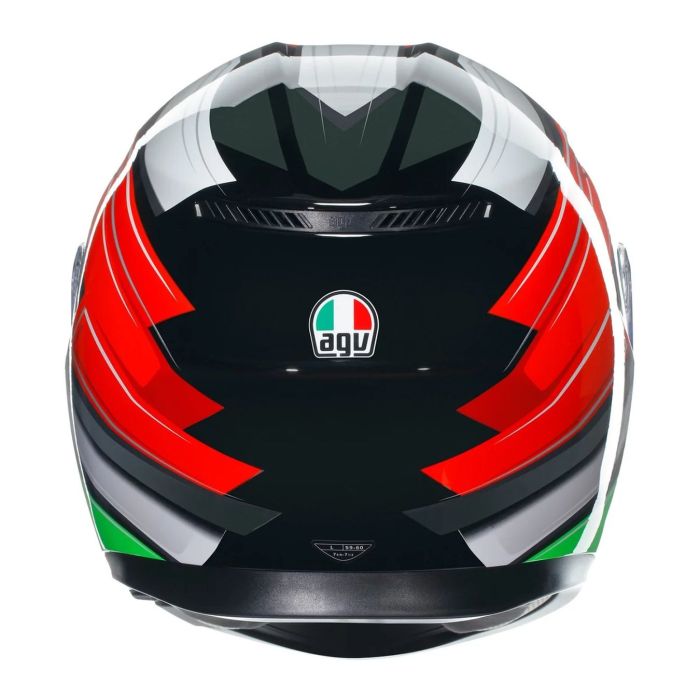 Casco Integrale Agv K3 E06 Wing Black/italy