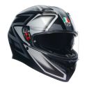 Casco Integrale Agv K3 E06 Compound Matt Black/