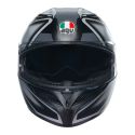 Casco Integrale Agv K3 E06 Compound Matt Black/