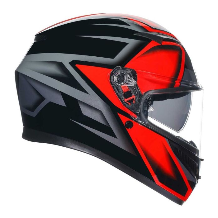 Casco Integrale Agv K3 E06 Compound Black/red