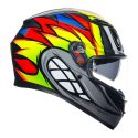 Casco Integrale Agv K3 E06 Birdy 2.0 Grey/yello