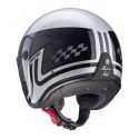 Casco Jet Caberg Freeride Trophy Silver / Blac