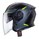 Casco Jet Caberg Flyon Ii Boss Matt Black / Gr