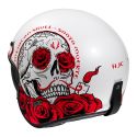 Casco Jet Hjc V31 Desto Bianco Rosso