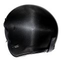Casco Jet Hjc V31 Carbon Solid Nero Lucido