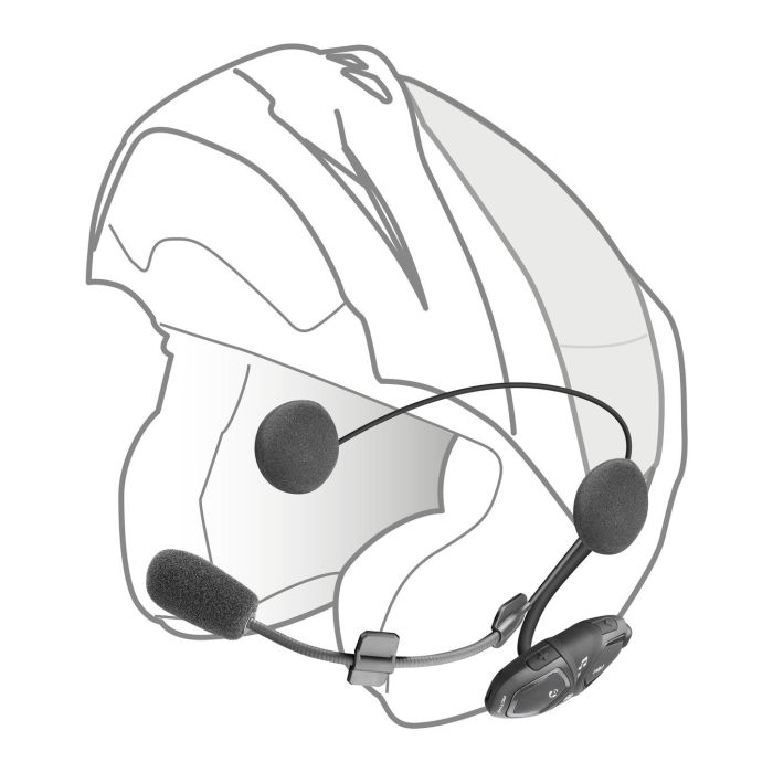 Interphone Active Pack Single - Intercom for Bluetooth Motorcycles