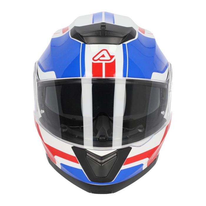 Casco Modulare Acerbis Serel 2206 Bianco Blu Rosso