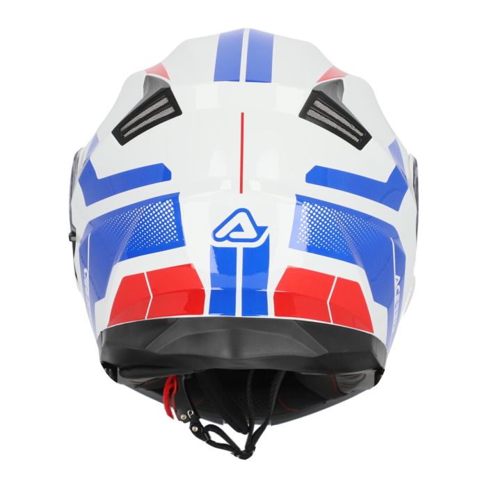 Casco Modulare Acerbis Serel 2206 Bianco Blu Rosso
