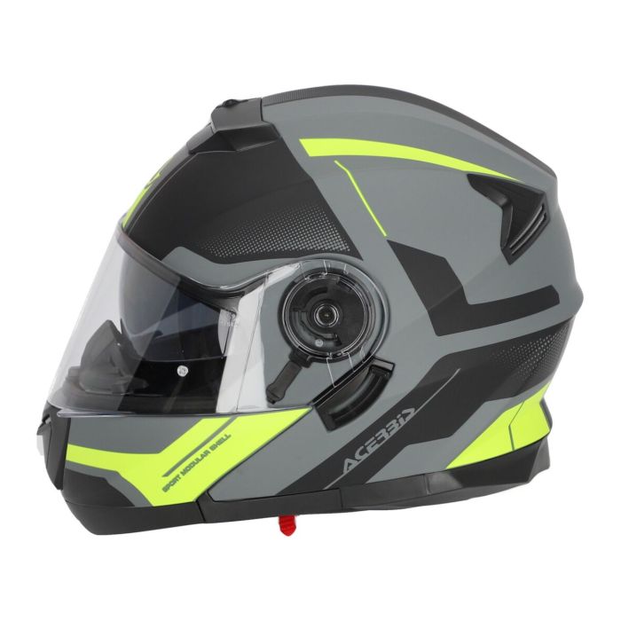 Casco Modulare Acerbis Serel 2206 Nero Giallo Fluo Opa