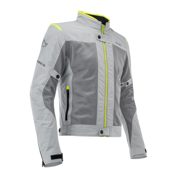 Acerbis Ramsey ventilado hay chaqueta de verano calada. Gris/amarillo