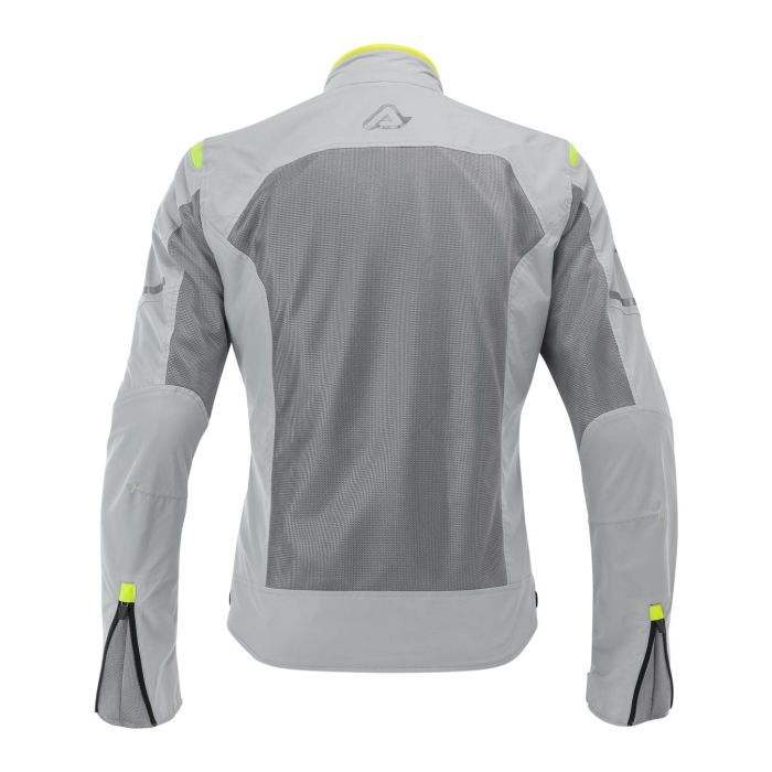 Acerbis Ramsey ventilado hay chaqueta de verano calada. Gris/amarillo