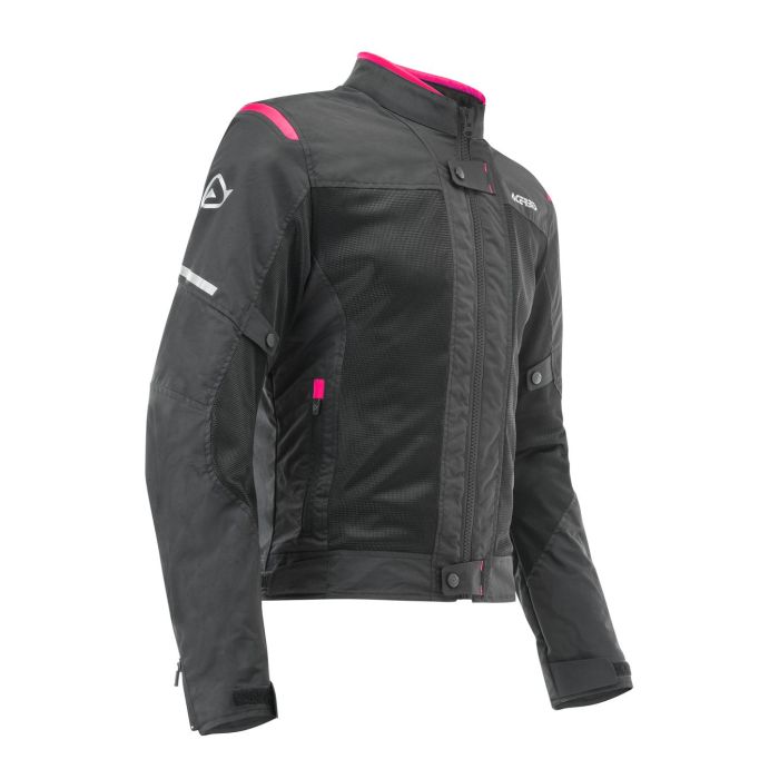 Acerbis Ramsey Vented Lady Ce Giacca Traforata. Black/pink