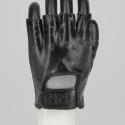 Gant en cuir Half Fingers Ixs Easy Black