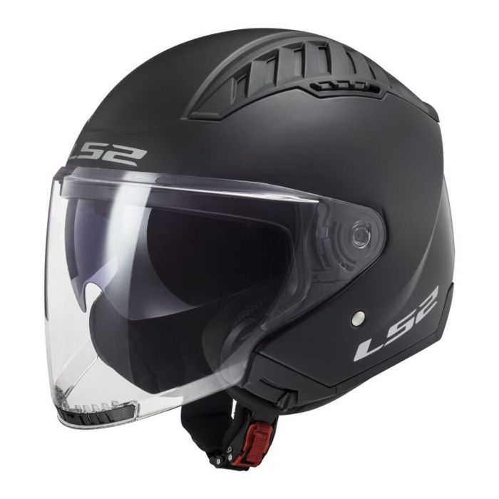 Casco Ls2 Of600 Copter Ii 06 Con Sunvisor Matt Black