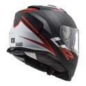 Ls2 Ff800 Storm II 06 Nerve Matt Black Red