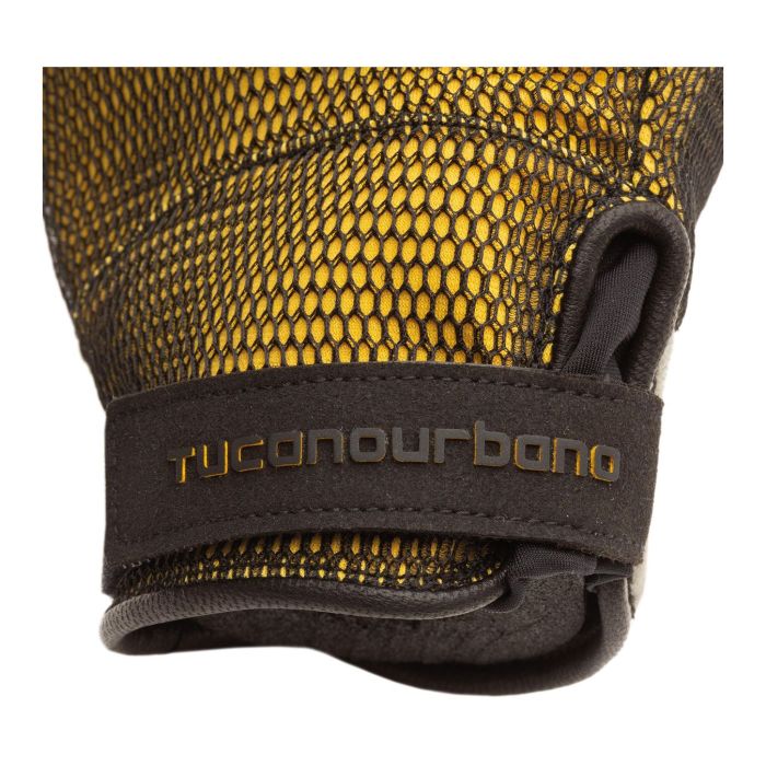 Guanti Tucano Urbano Eden Mesh Nero–giallo Tucano