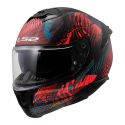 Casco Ls2 Ff808 Stream II Jungle M.black Pink Blue