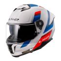Casco Ls2 Ff808 Stream II Vintage Vintage White Blue R