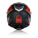 Casco Flip Fs-606 Acerbis Grigio/rosso