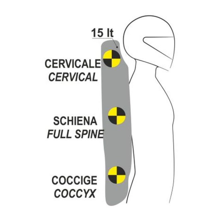 Giacca Estiva Oj Oj Airbag Flat Grey Giallo